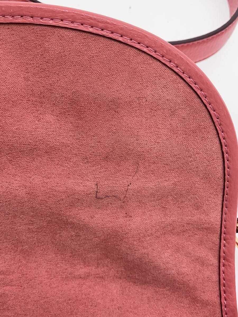 COACH Shoulder Bag Leather PNK c8307 7