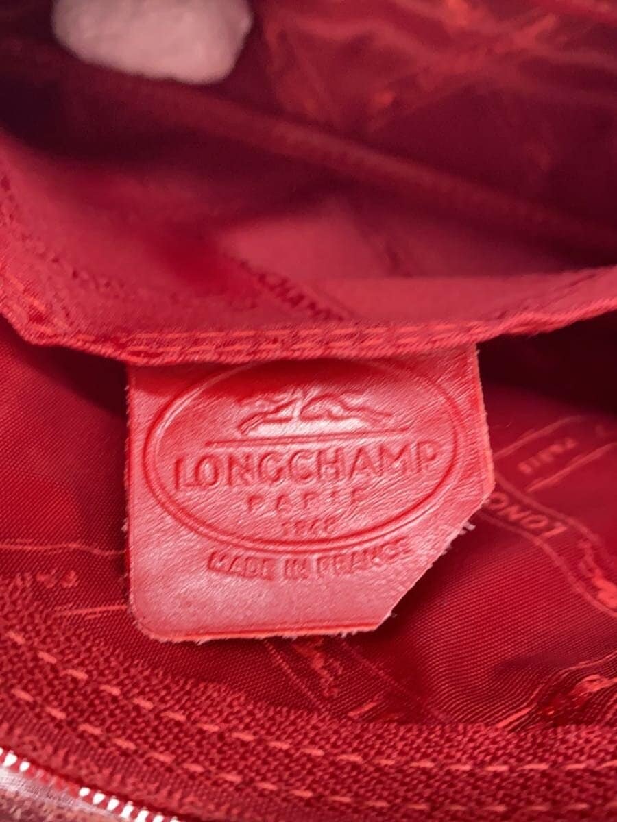 LONGCHAMP Shoulder Bag Leather RED 5
