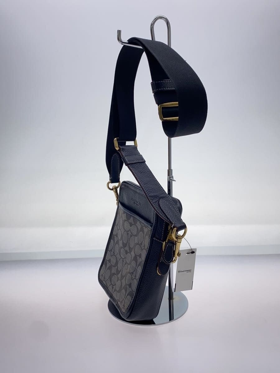 COACH Shoulder Bag Leather NVY CG996 2