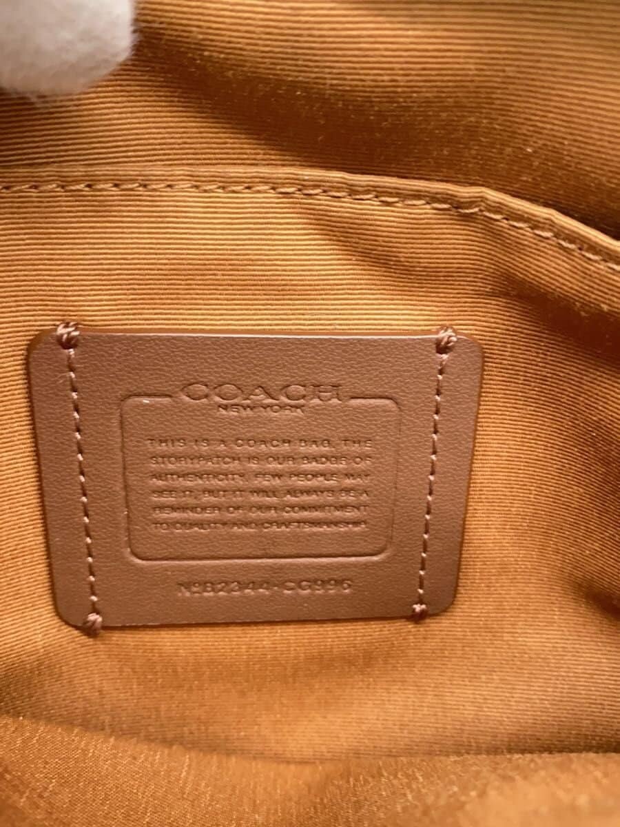 COACH Shoulder Bag Leather NVY CG996 5