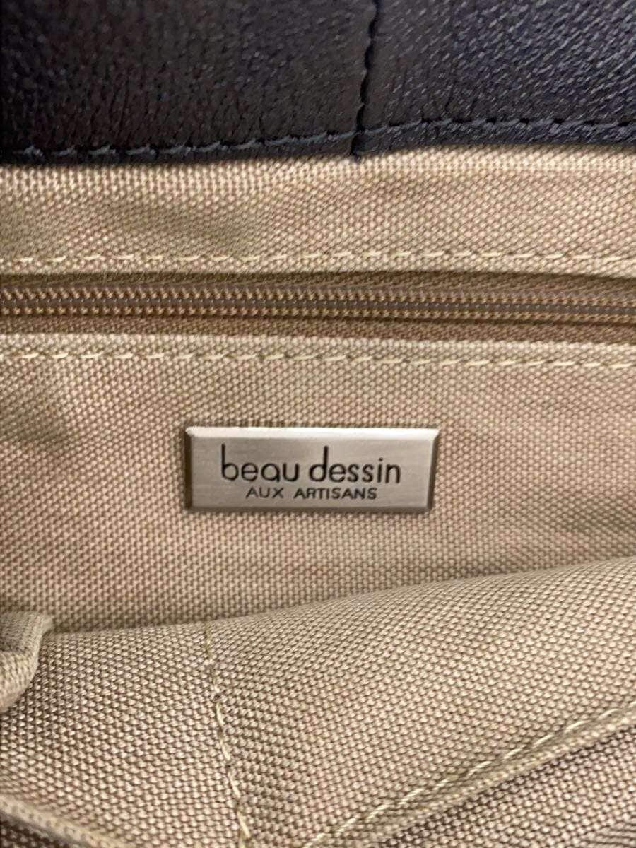 beau dessin Shoulder Bag Leather BLK 5