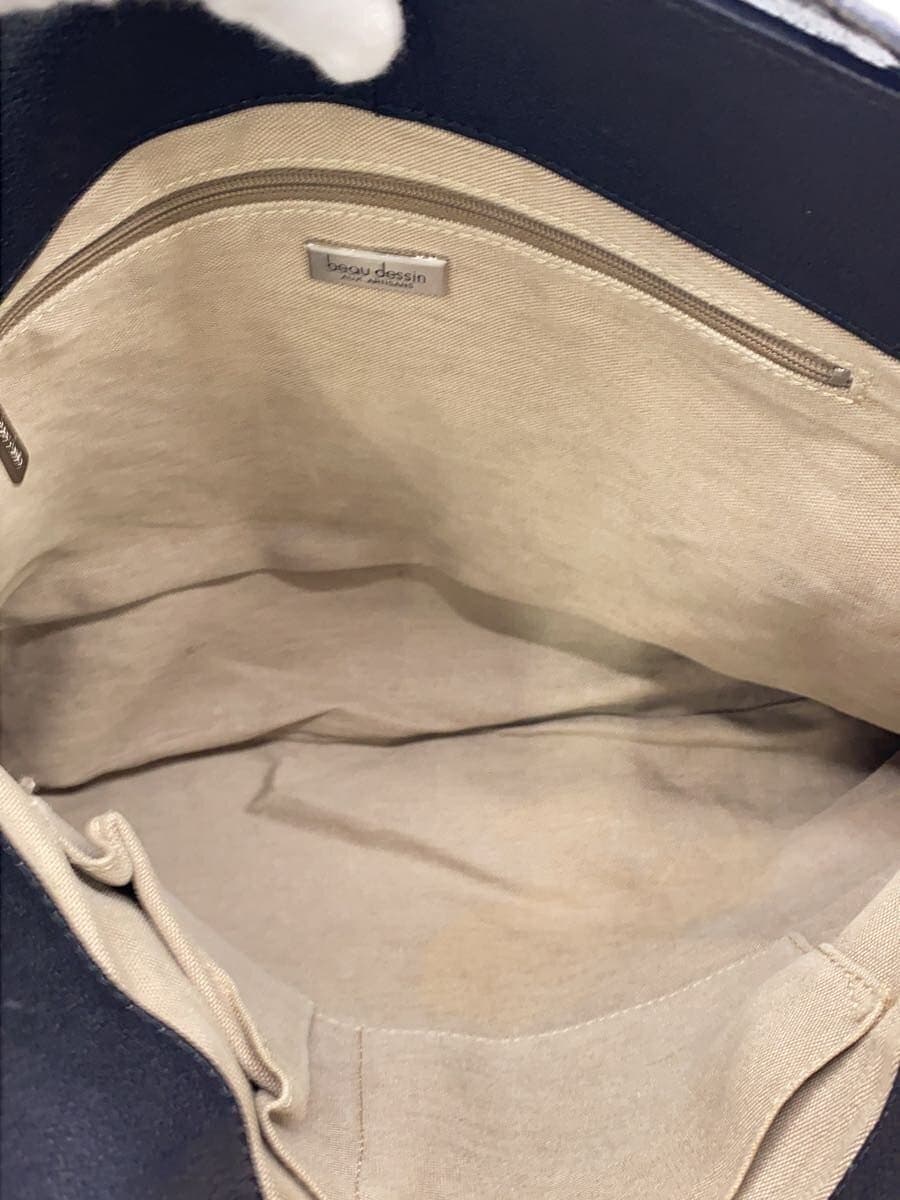 beau dessin Shoulder Bag Leather BLK 6