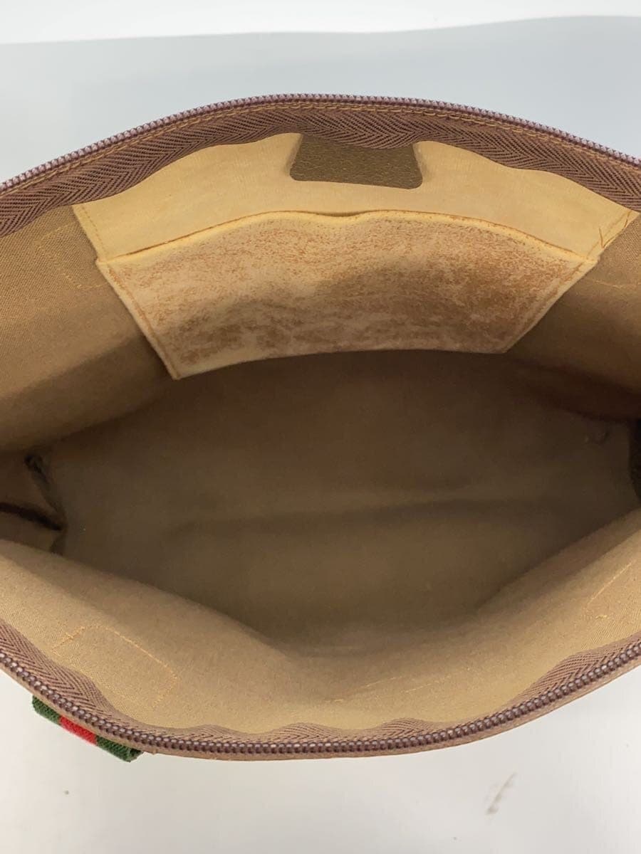 GUCCI PLUS Tote Bag BEG All Over Pattern Corner Wear 6