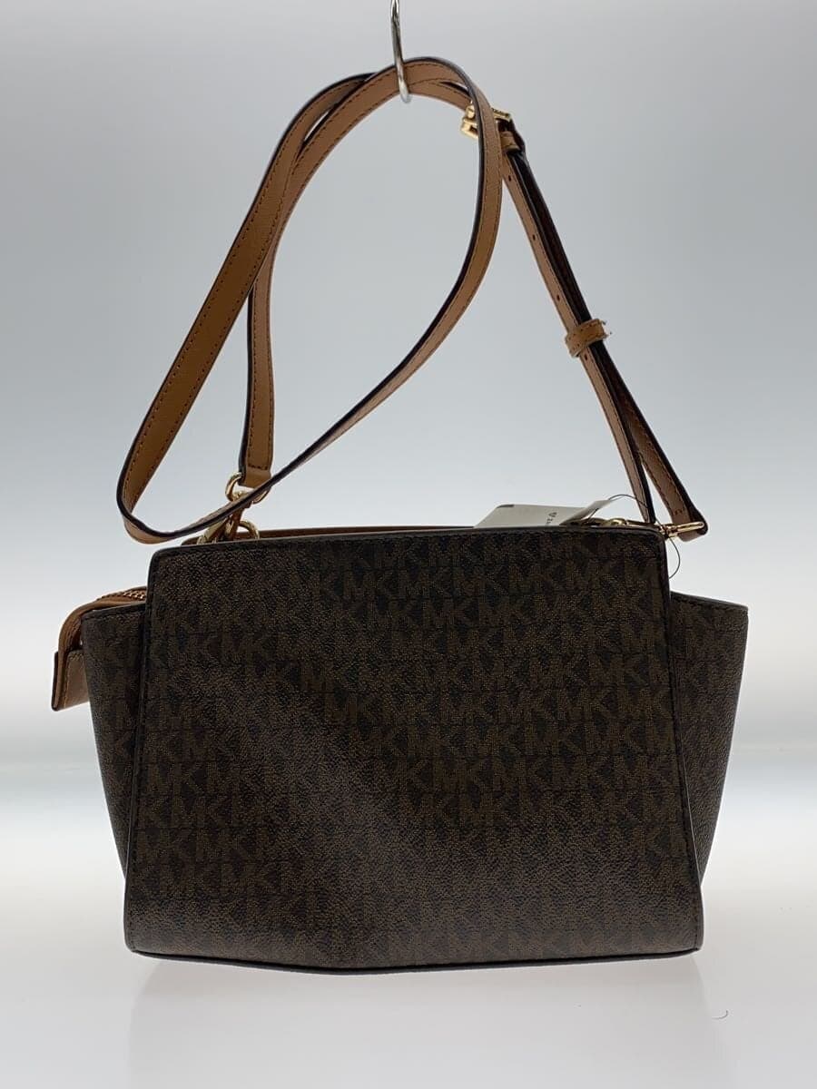 MICHAEL KORS Shoulder Bag Leather BRW All Over Pattern 35H8GLMM2B 3