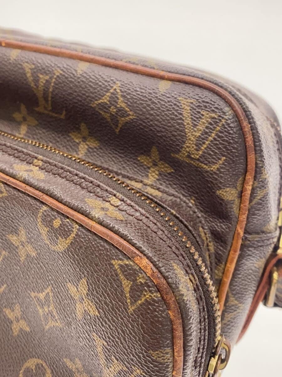 LOUIS VUITTON Nile _Monogram Canvas PVC BRW All Over Pattern 9