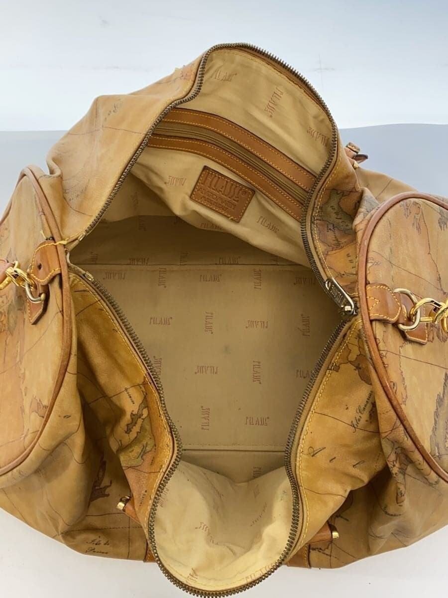 PRIMA CLASSE Boston Bag Leather CML All Over Pattern 5