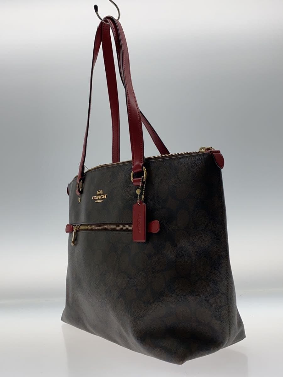 COACH Tote Bag Leather BRW 2