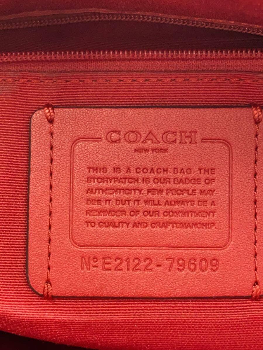 COACH Tote Bag Leather BRW 5