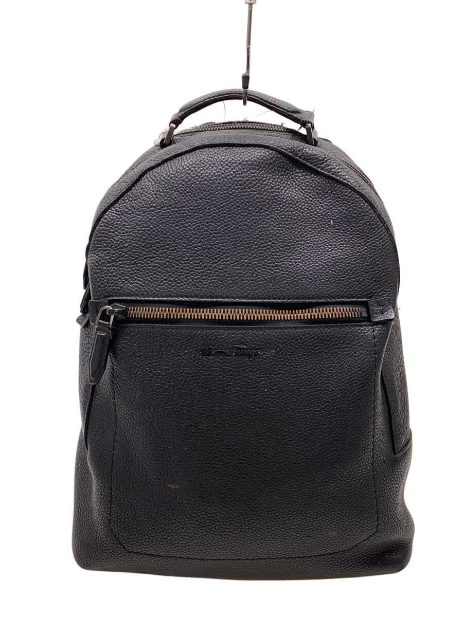 Salvatore Ferragamo Backpack Leather Black