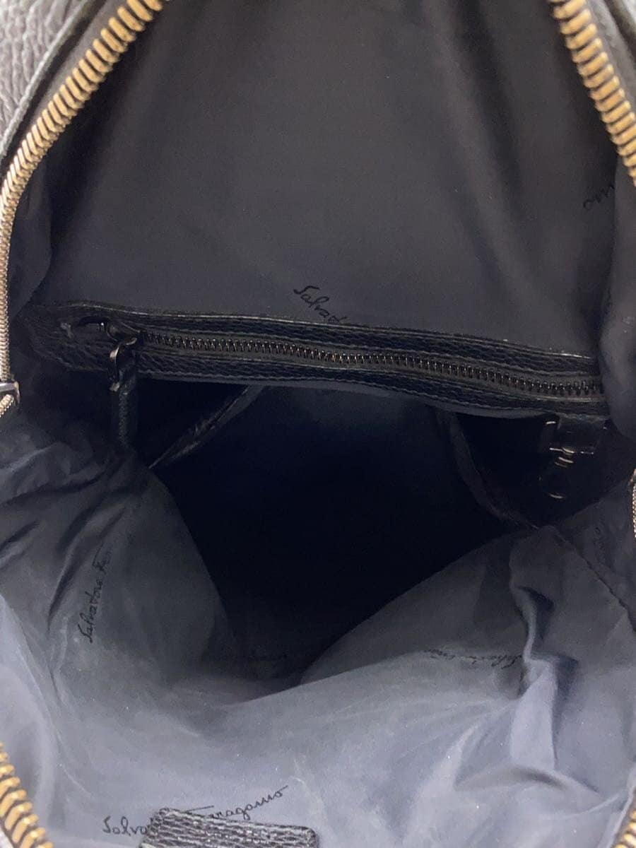 Salvatore Ferragamo Backpack Leather Black 6