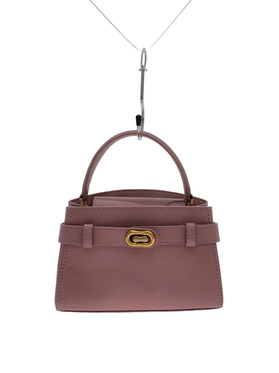 CHARLES&KEITH Shoulder Bag Leather Pink Solid Color