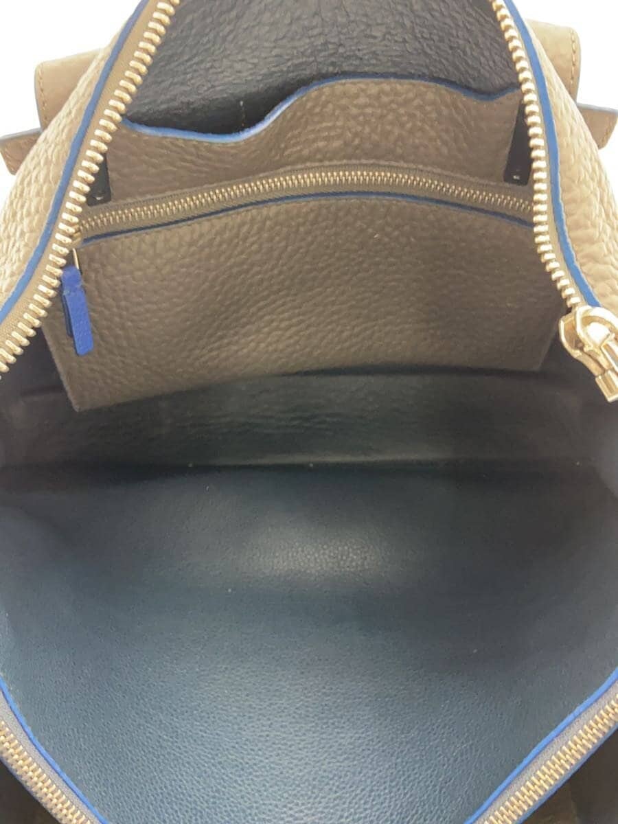 FURLA Tote Bag (Leather, Gray) – Front has stains 6