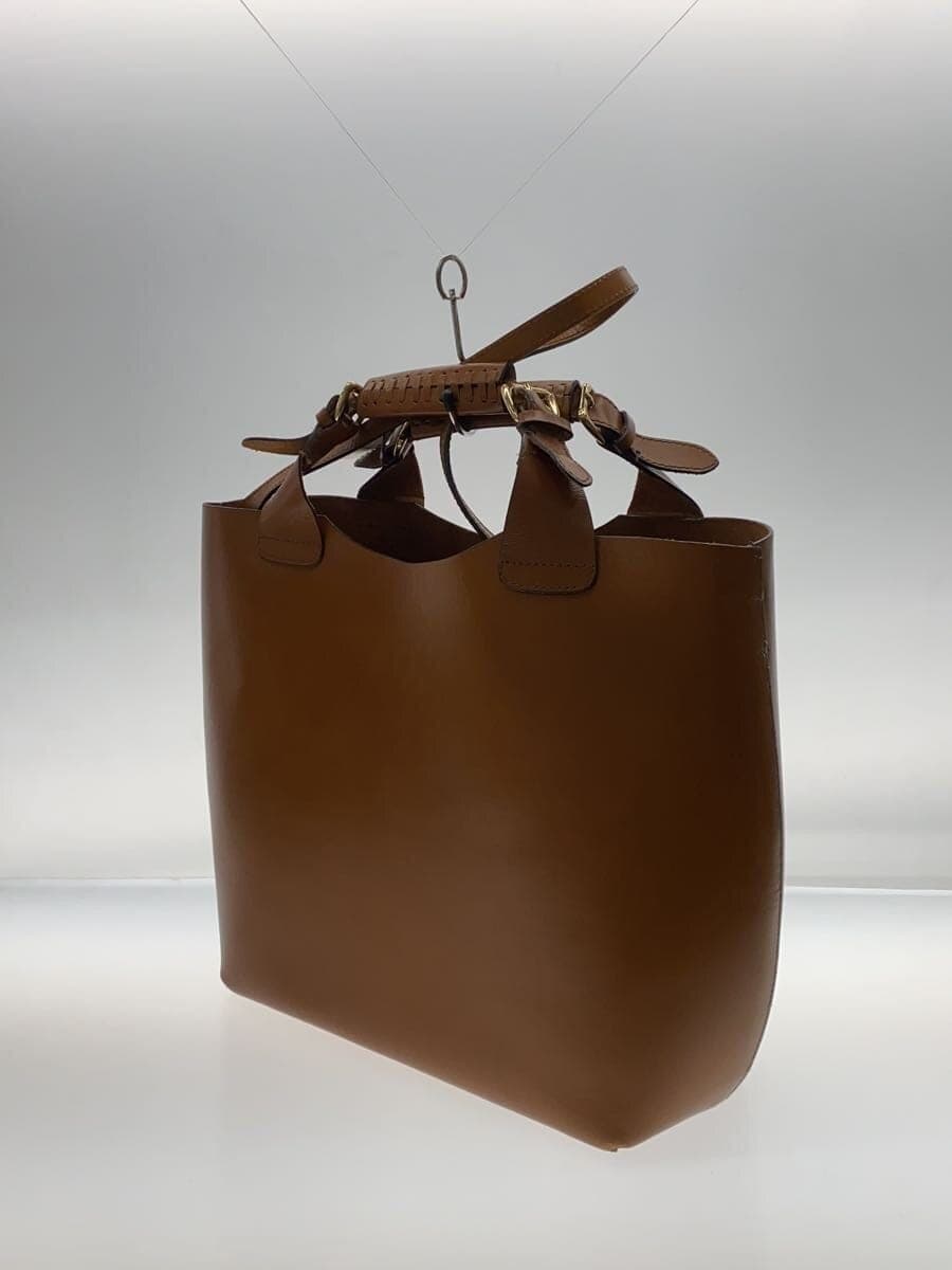 ZARA Tote Bag Leather BRW ZARA Accessories 2