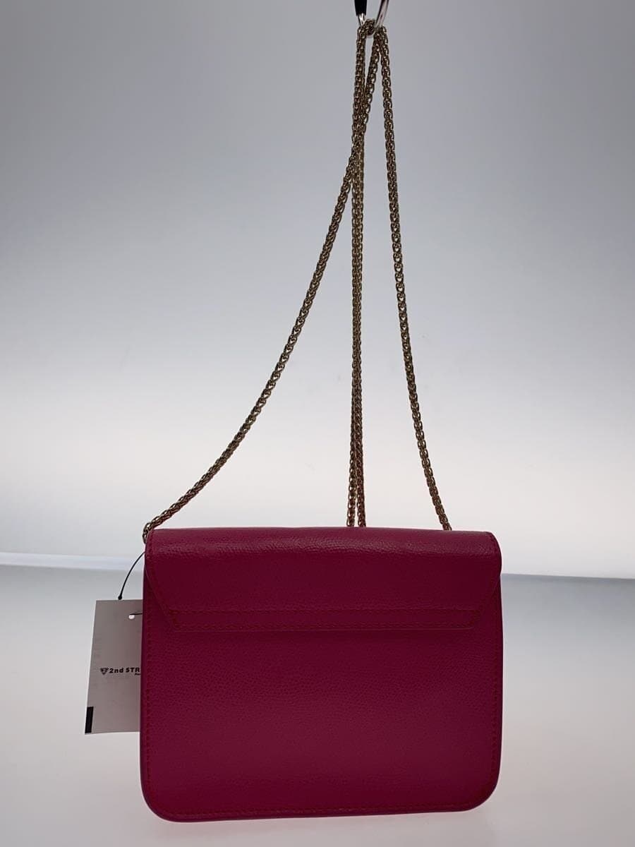 FURLA Shoulder Bag Leather PNK Solid 3