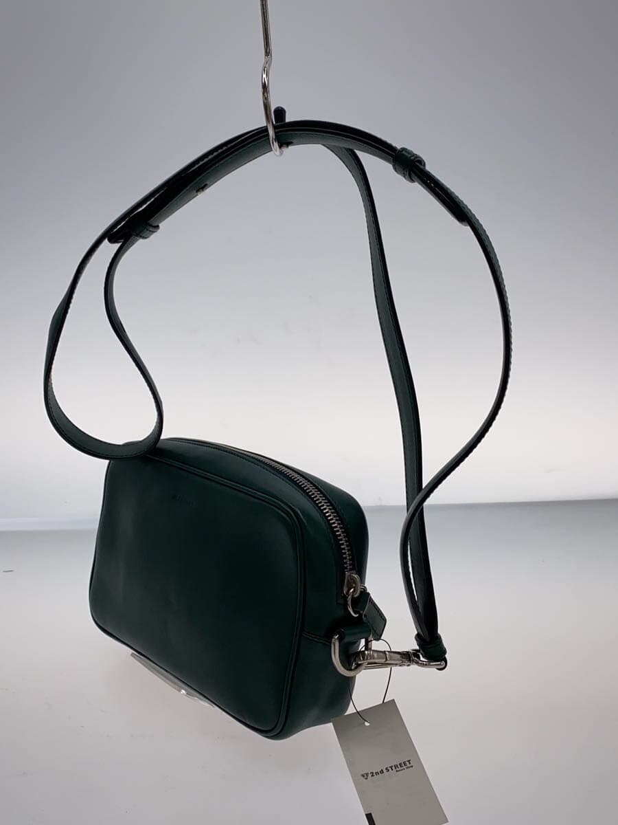 JIL SANDER Shoulder Bag Leather GRN Solid 2