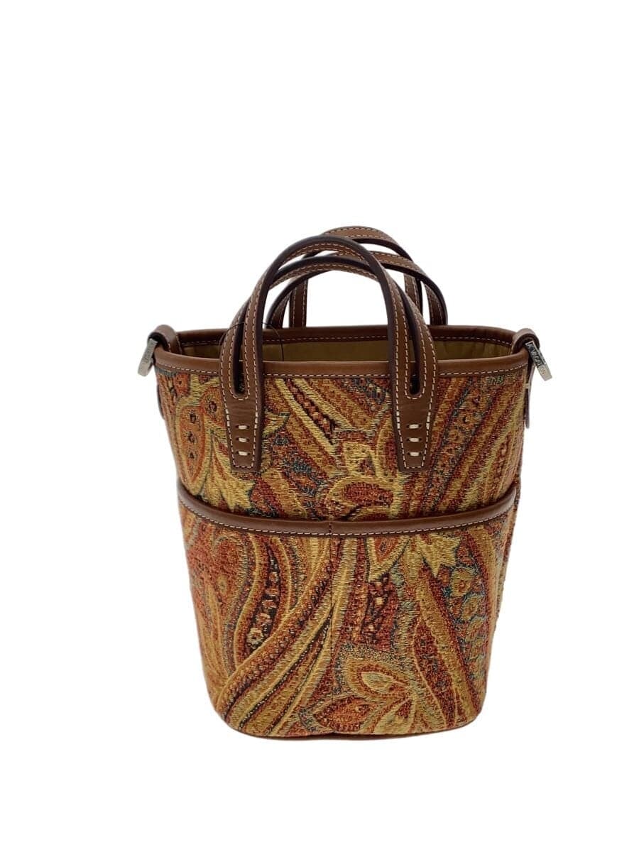 A VACATION shoulder bag leather BRW all-over pattern