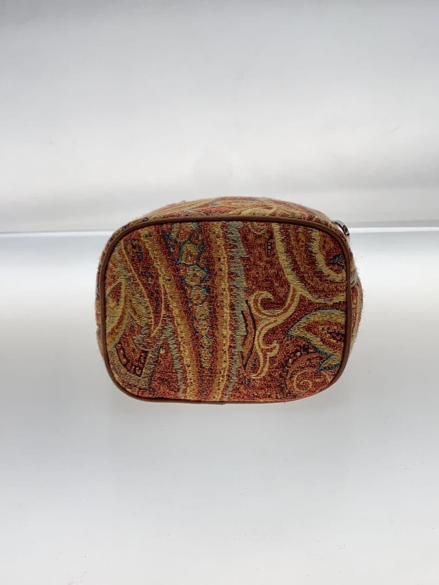 A VACATION shoulder bag leather BRW all-over pattern 4