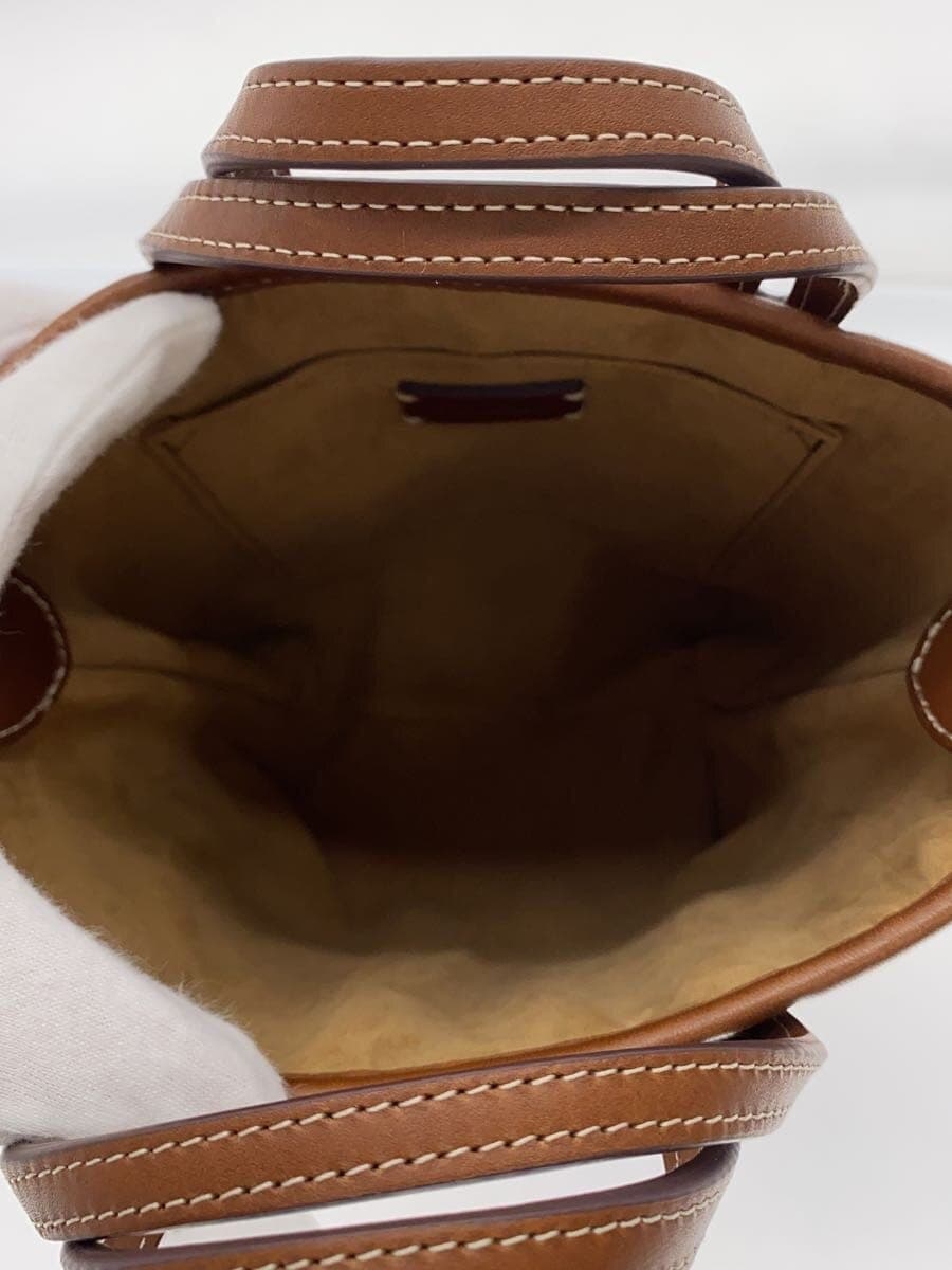 A VACATION shoulder bag leather BRW all-over pattern 6