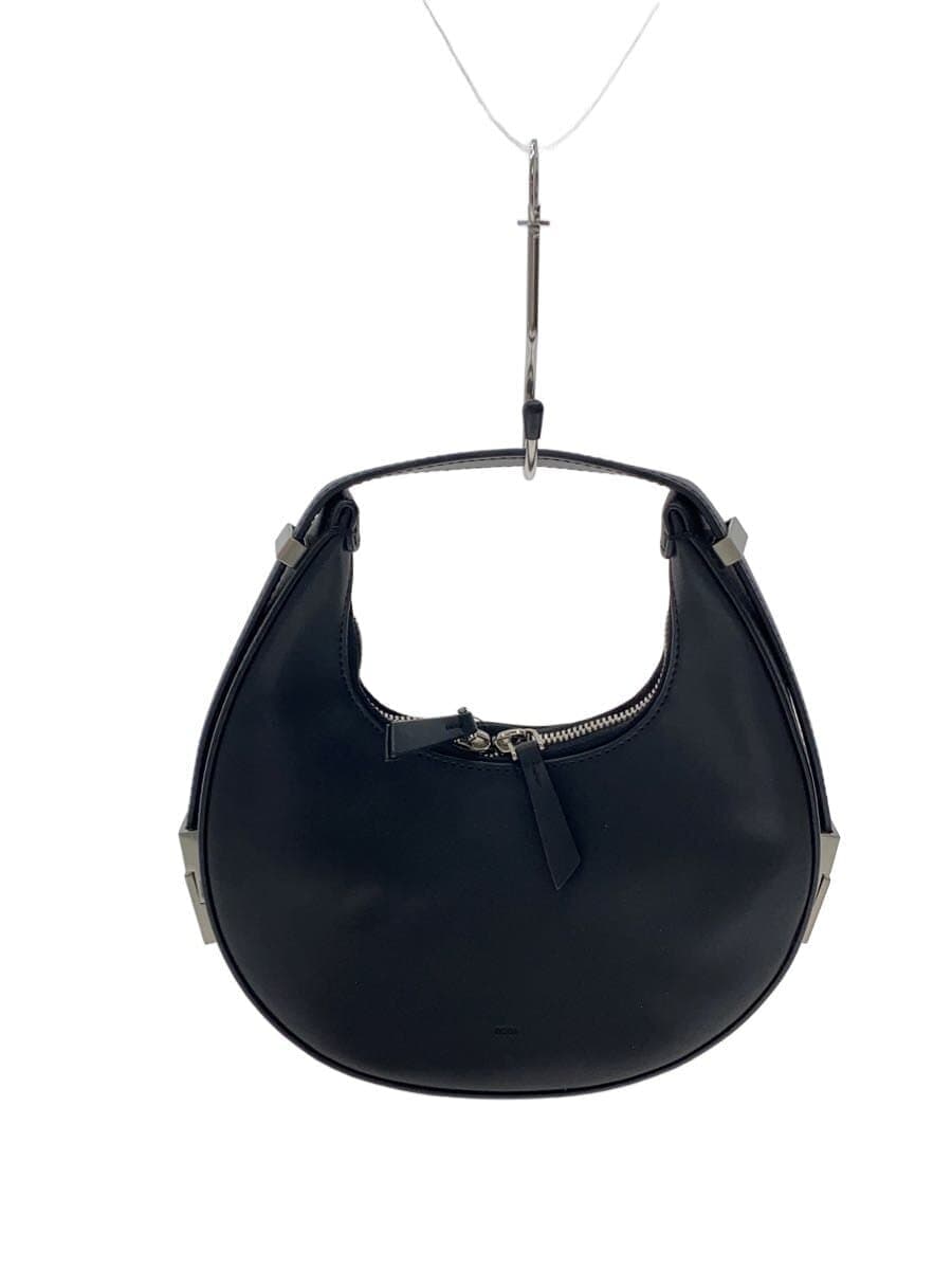 OSOI handbag leather black plain