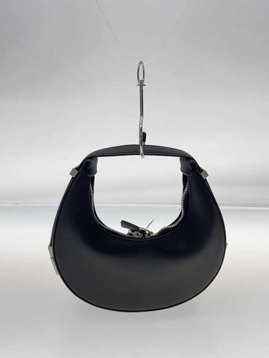 OSOI handbag leather black plain 3