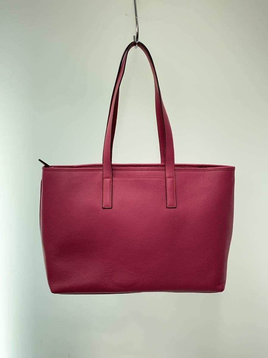 Other Brand SMART PEOPLE Tote Bag Leather PNK Solid 3