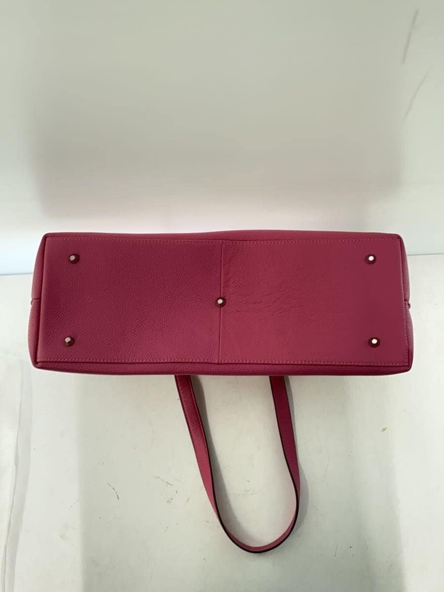 Other Brand SMART PEOPLE Tote Bag Leather PNK Solid 4