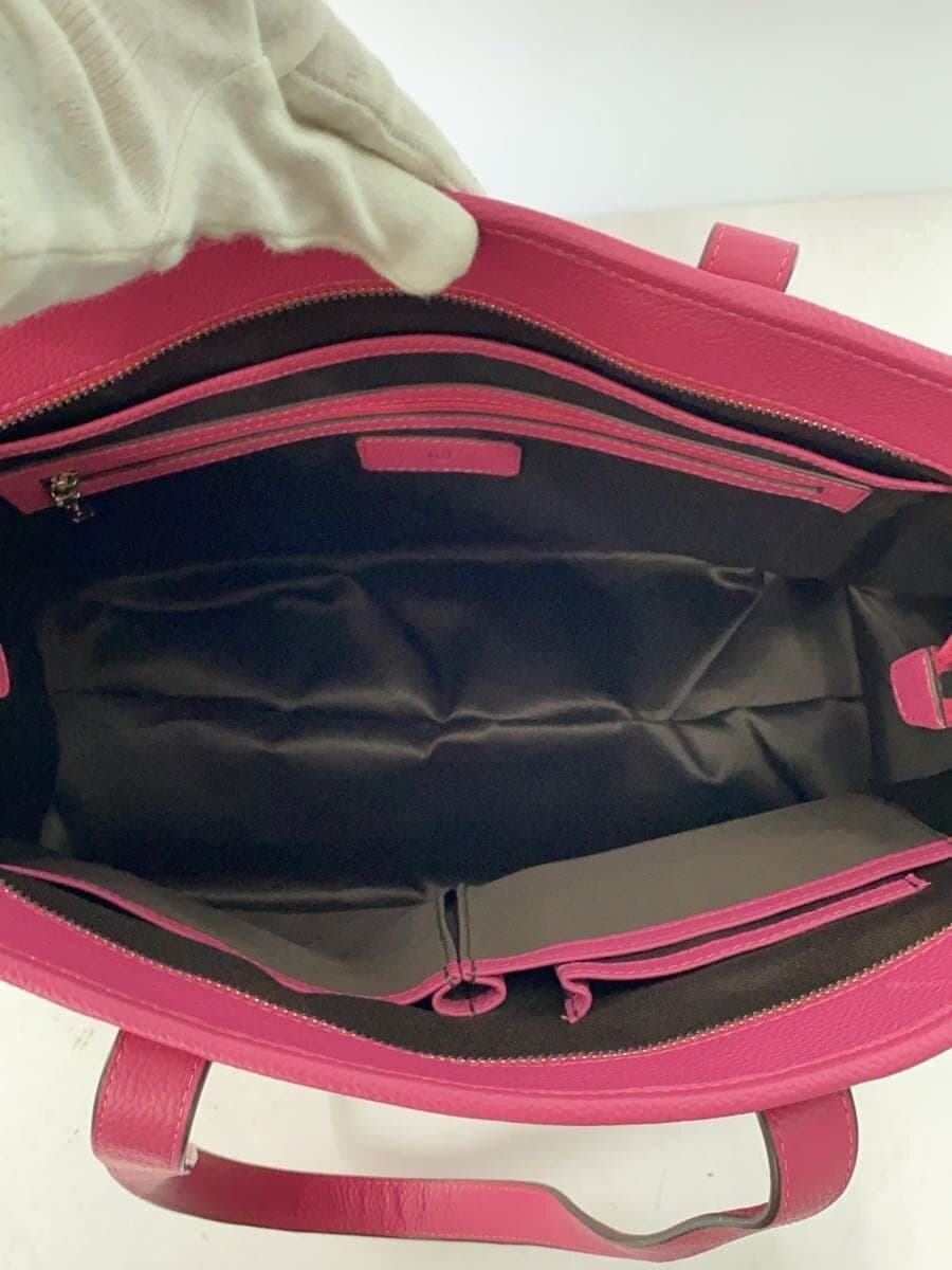 Other Brand SMART PEOPLE Tote Bag Leather PNK Solid 6