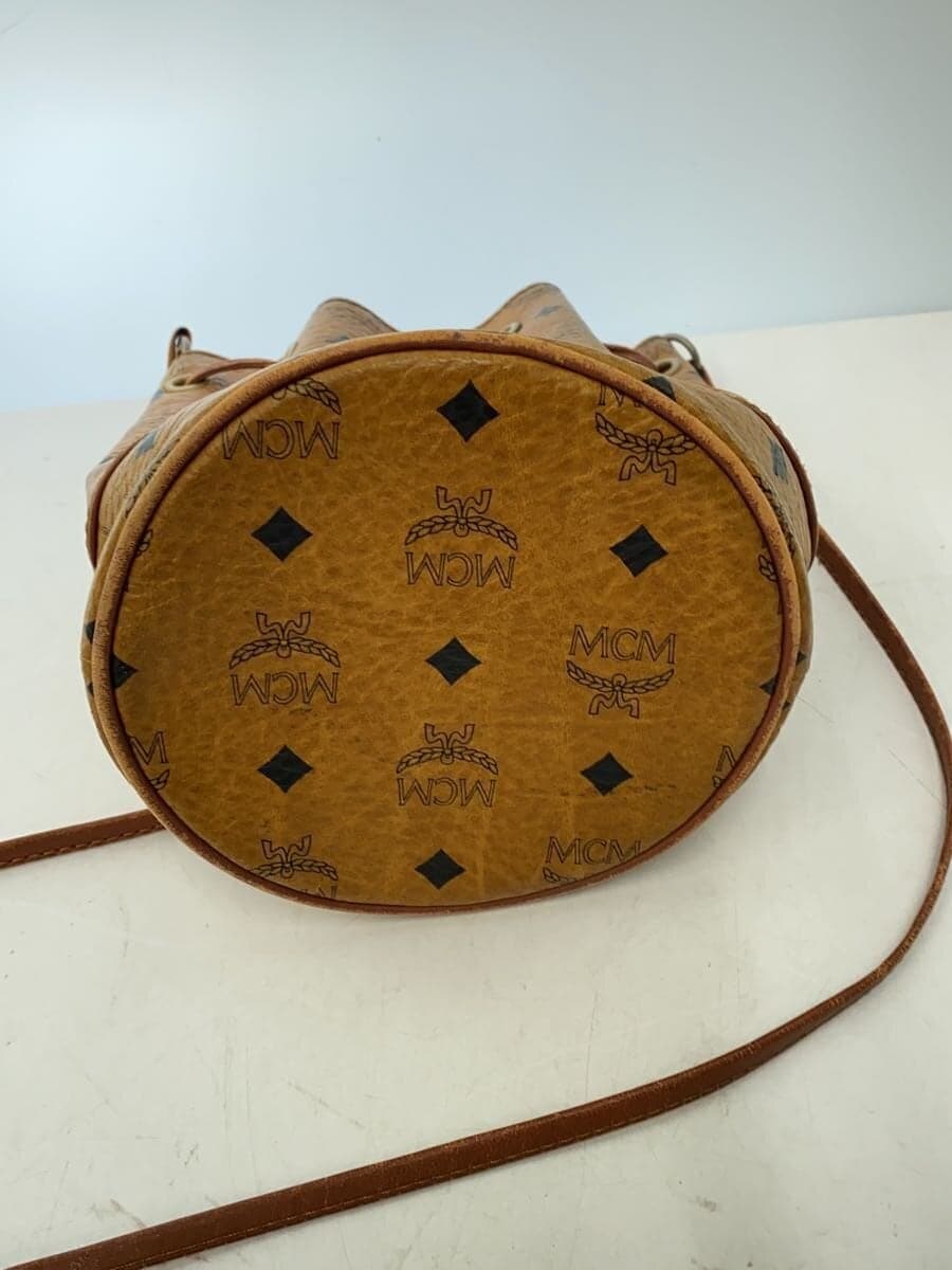 MCM Shoulder Bag Leather BRW All Over Pattern 4