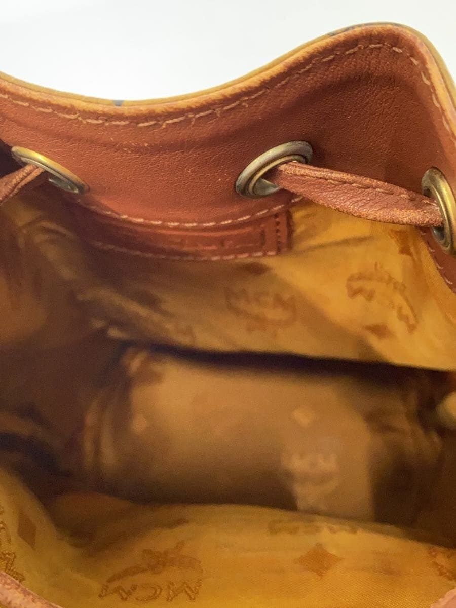 MCM Shoulder Bag Leather BRW All Over Pattern 6