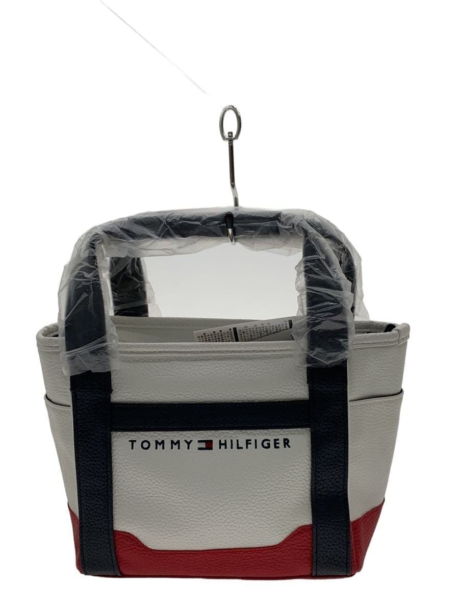 TOMMY HILFIGER tote bag faux leather WHT plain THMG7SB2