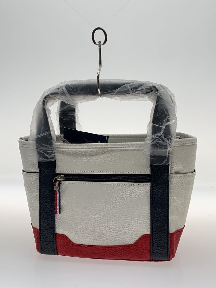 TOMMY HILFIGER tote bag faux leather WHT plain THMG7SB2 3