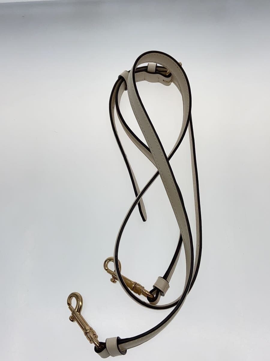 COACH bag leather BEG all-over pattern F83607 7