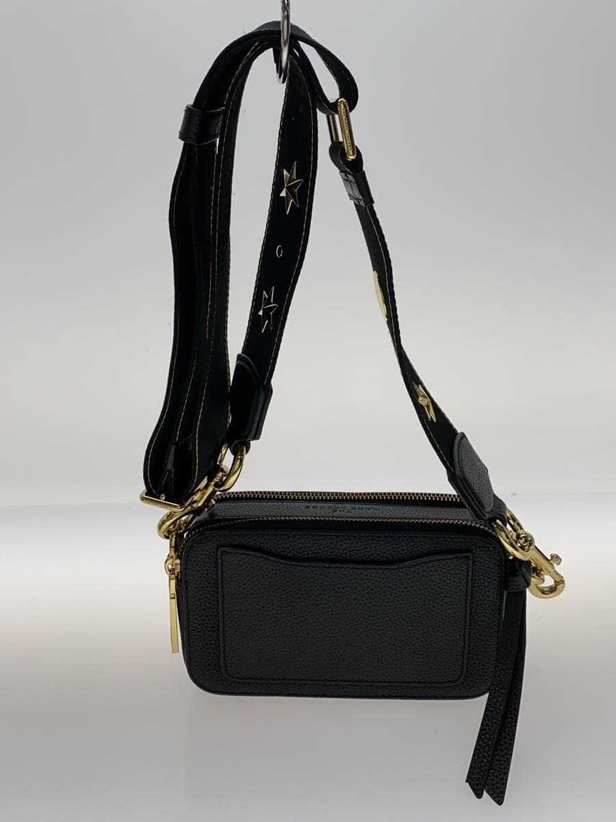MARC JACOBS bag leather black plain 3