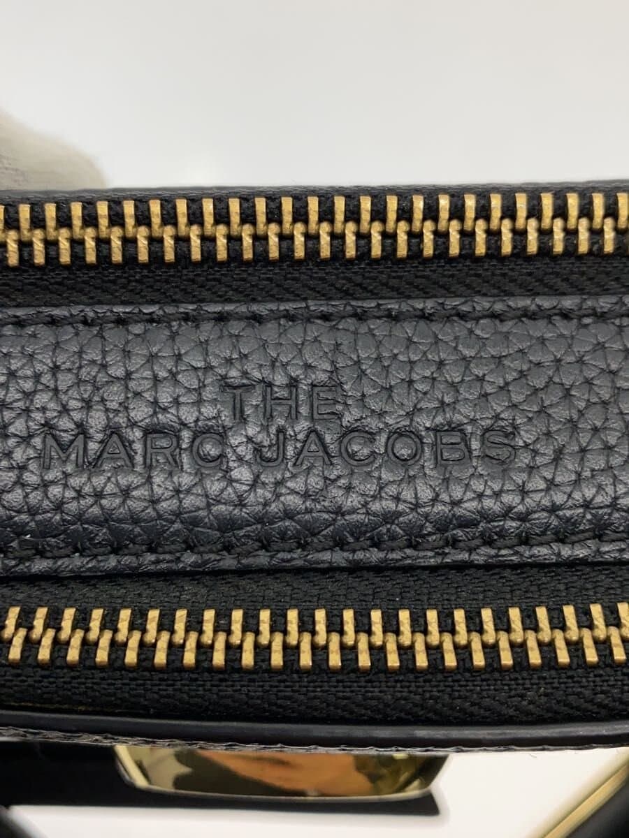 MARC JACOBS bag leather black plain 5
