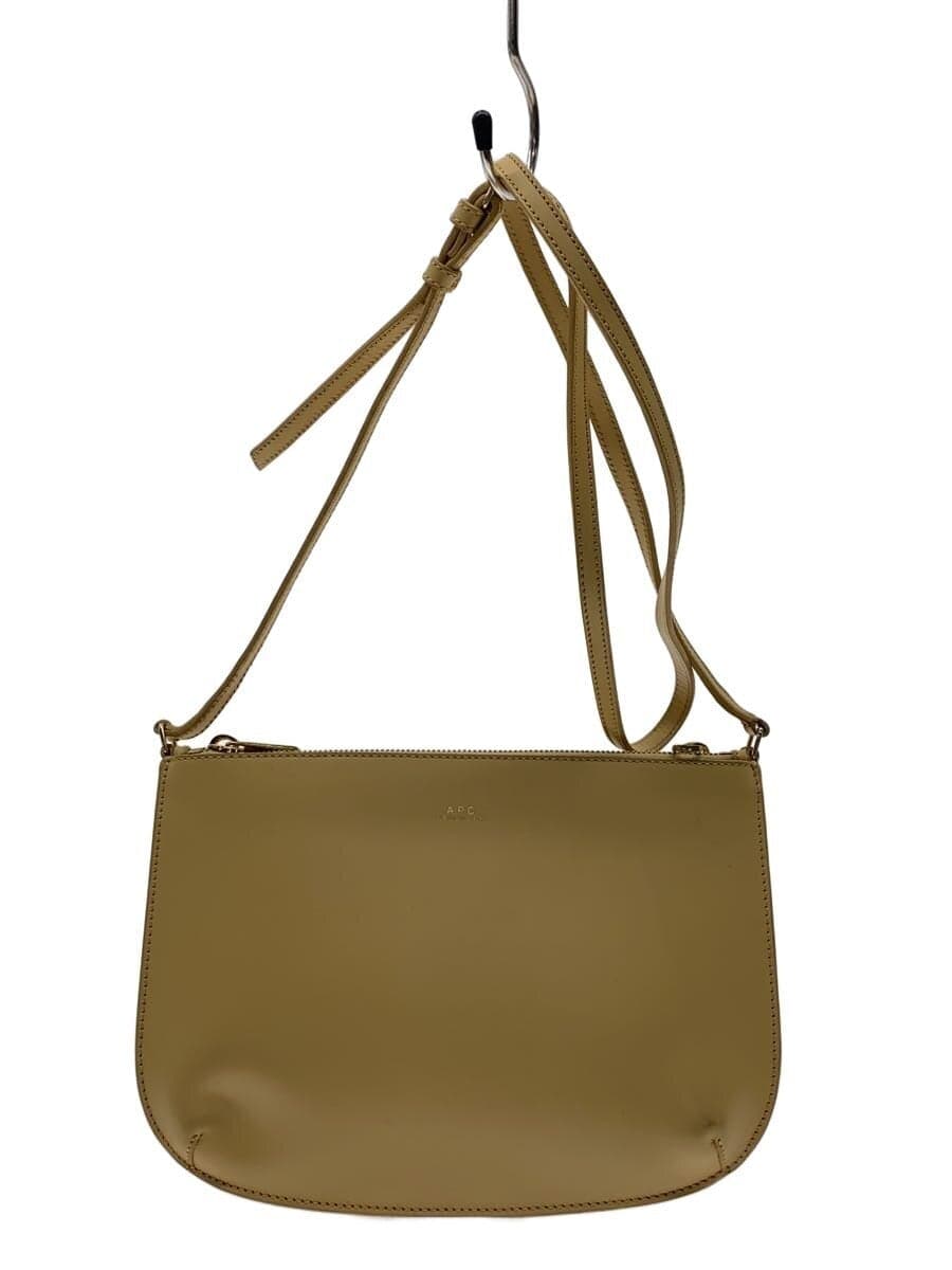 A.P.C. bag leather beige plain has stains