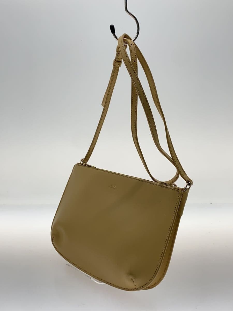 A.P.C. bag leather beige plain has stains 2