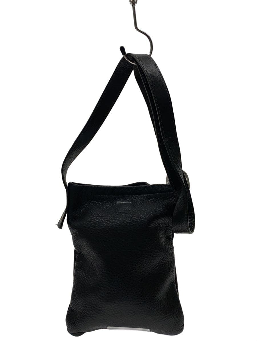 Hender Scheme bag leather black plain