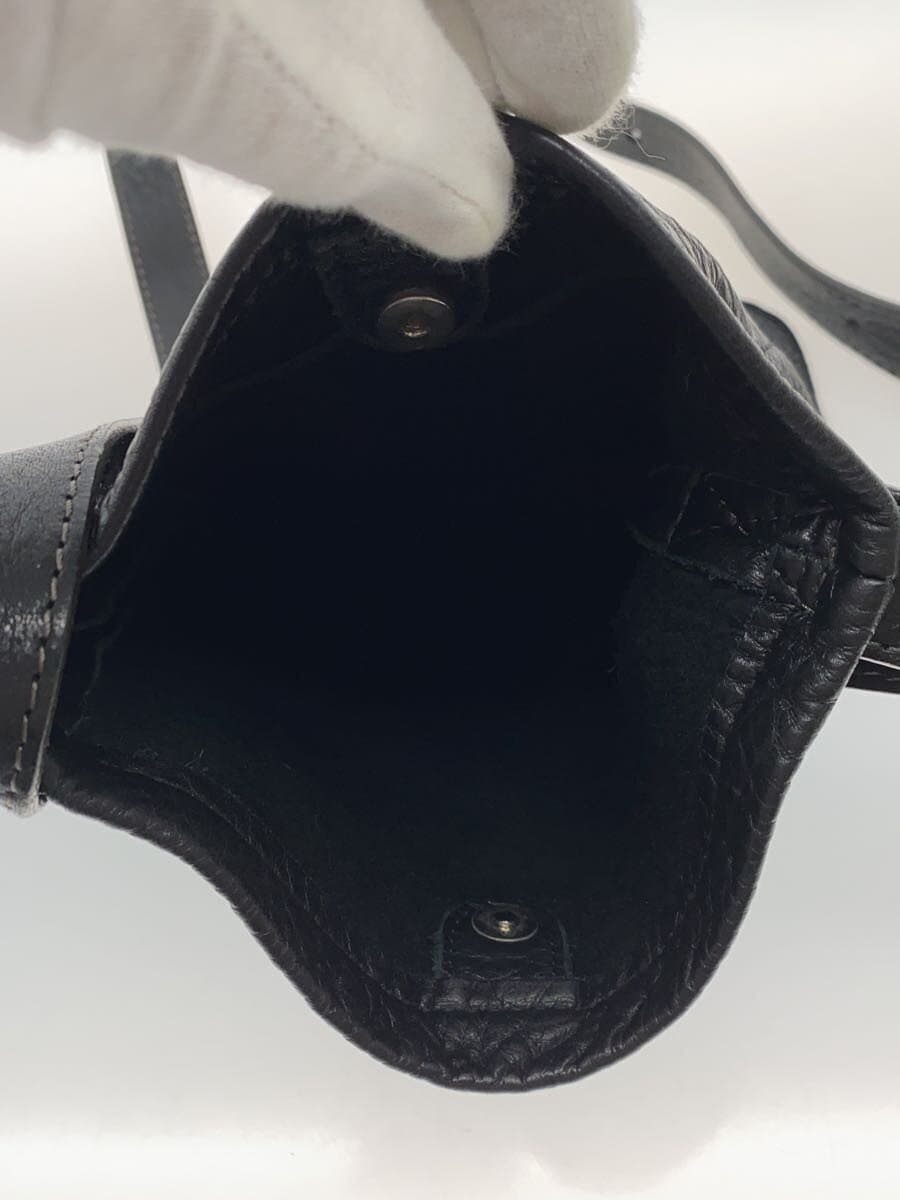 Hender Scheme bag leather black plain 6