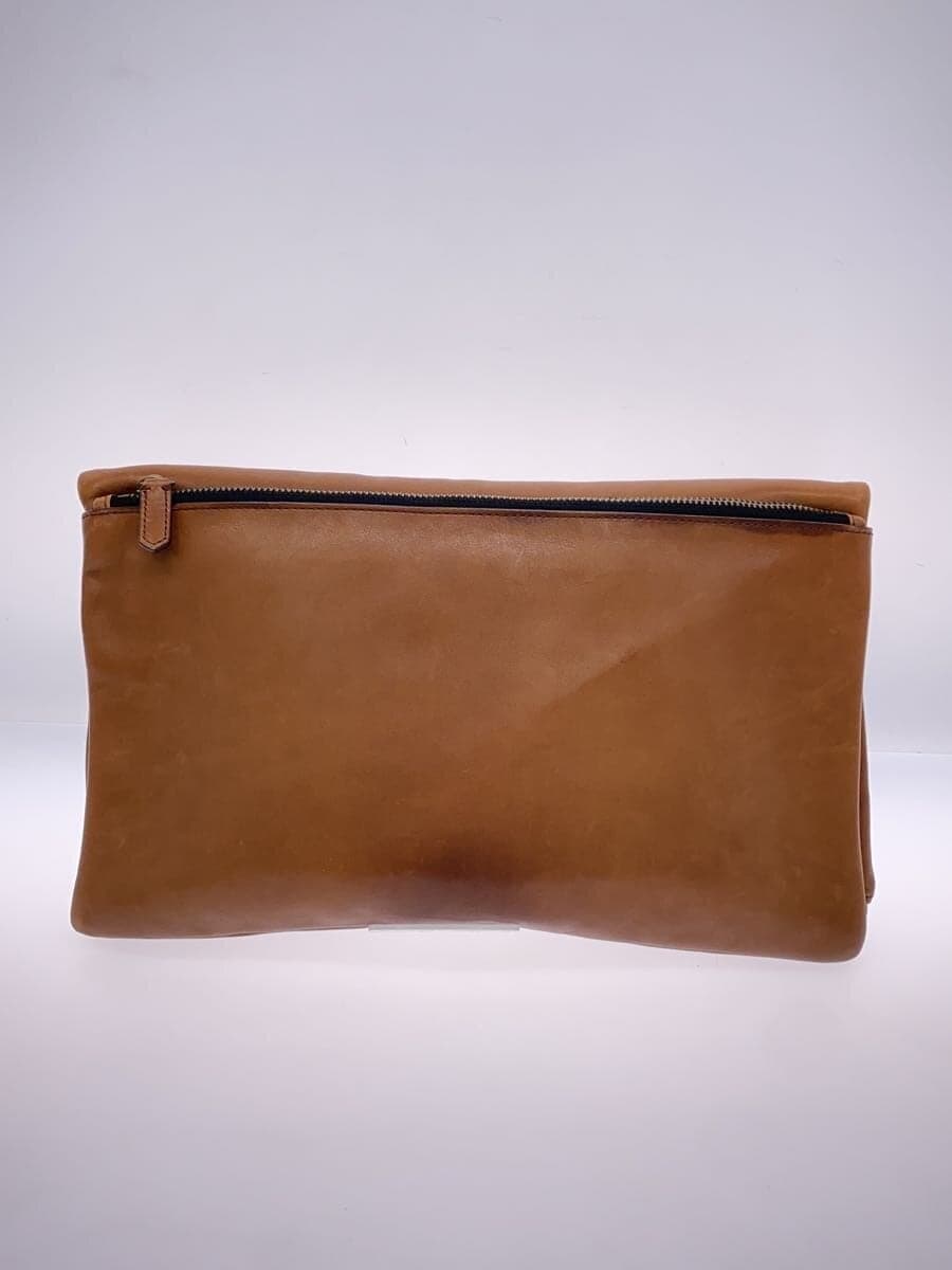 COACH bag leather brown solid color 3