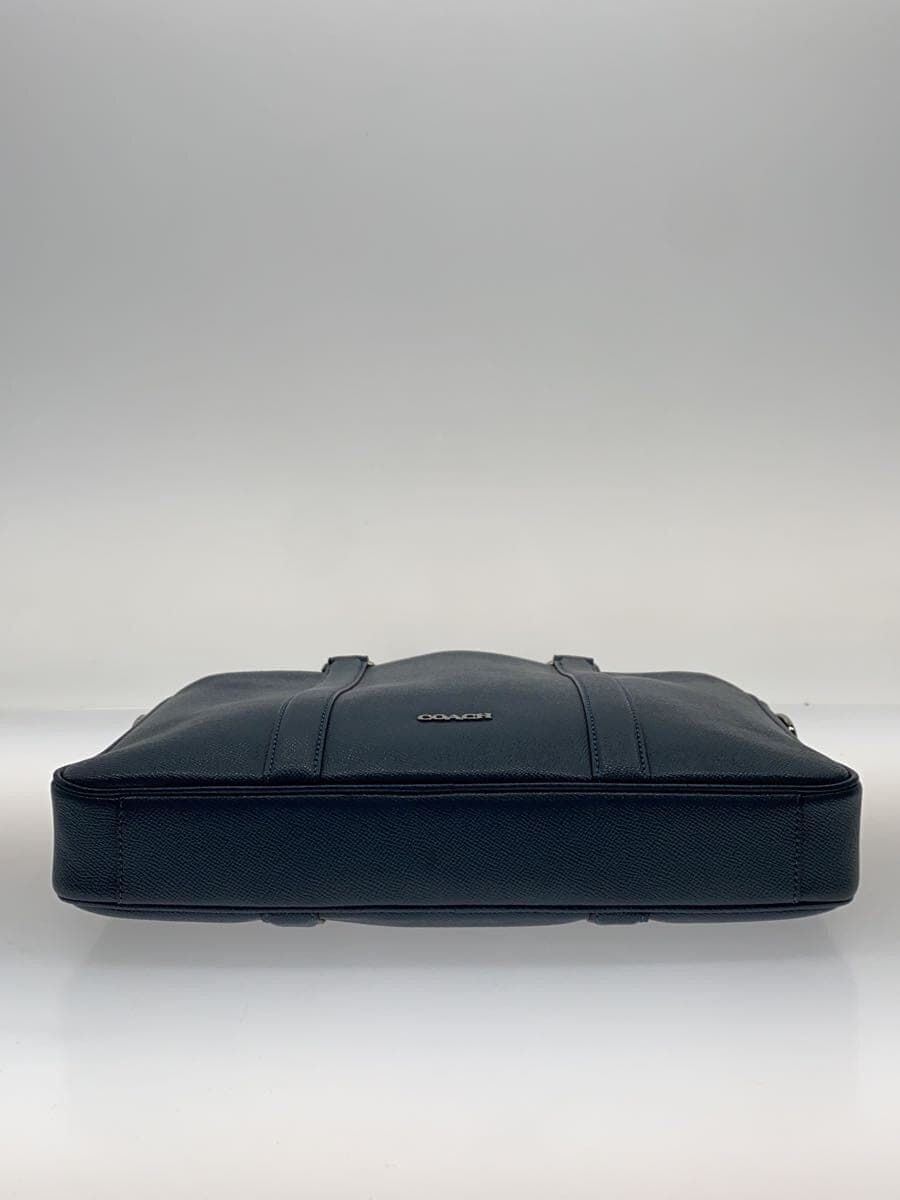 COACH Briefcase Leather Blue Solid F59056 4