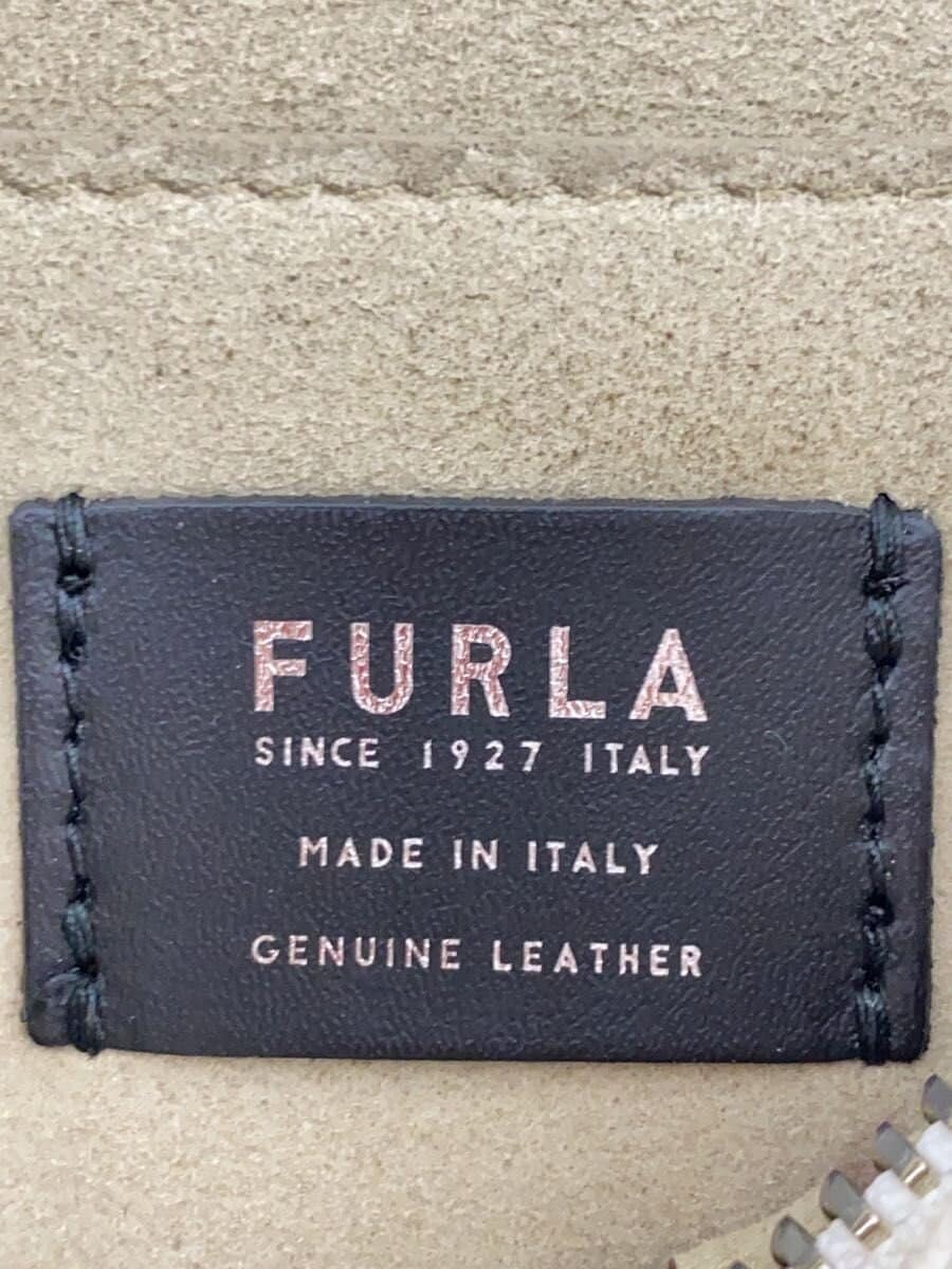 FURLA Shoulder Bag Leather GRY 5