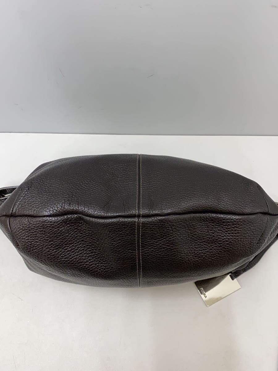 FURLA Handbag Leather BLK Solid 4