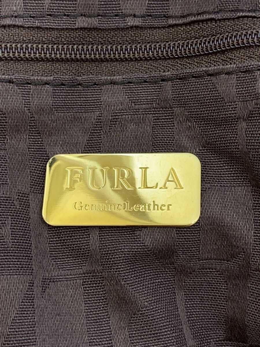 FURLA Tote Bag Leather CML Solid 5