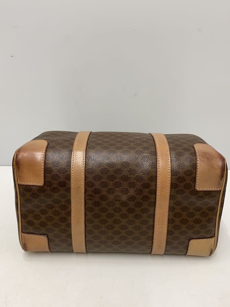 CELINE Boston Bag Leather BRW All Over Pattern M14 4