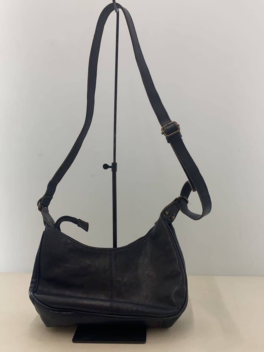 PEAKS PEAK Shoulder Bag Leather NVY 3