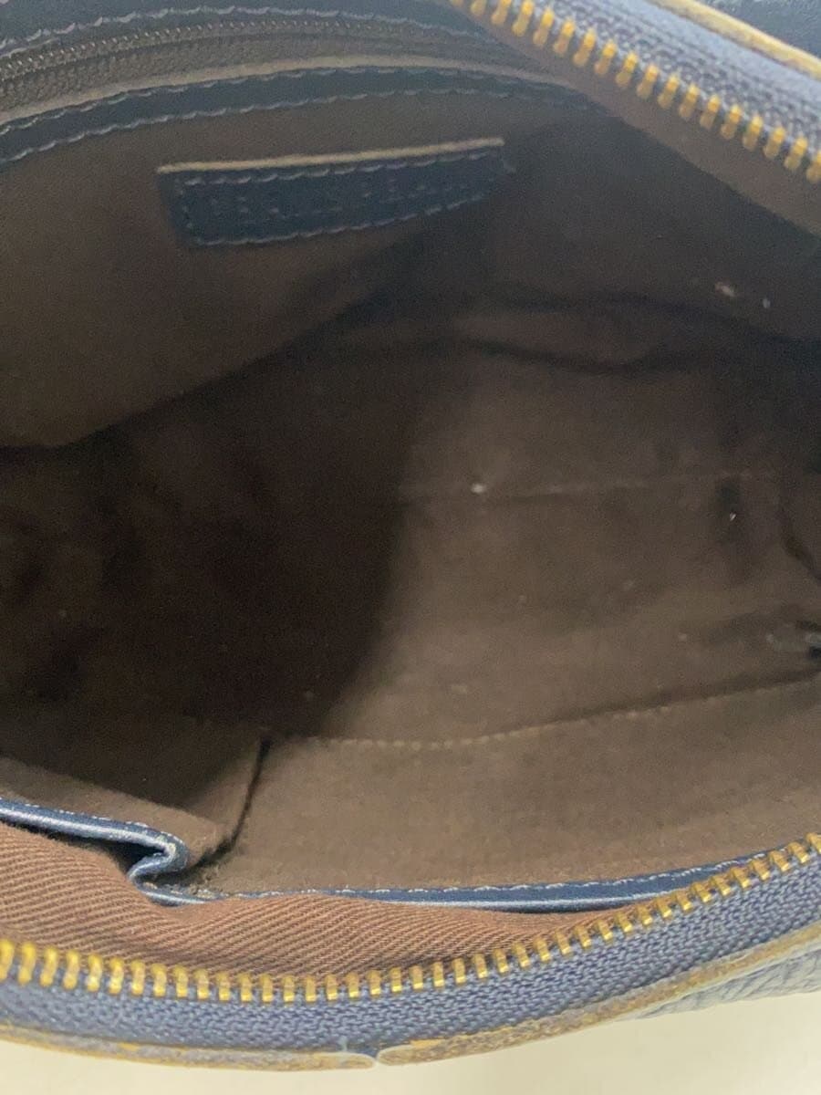 PEAKS PEAK Shoulder Bag Leather NVY 6