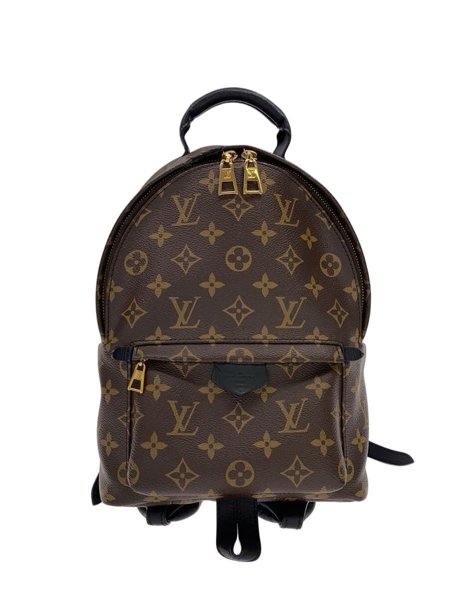 LOUIS VUITTON Backpack Leather BRW All Over Pattern M44874