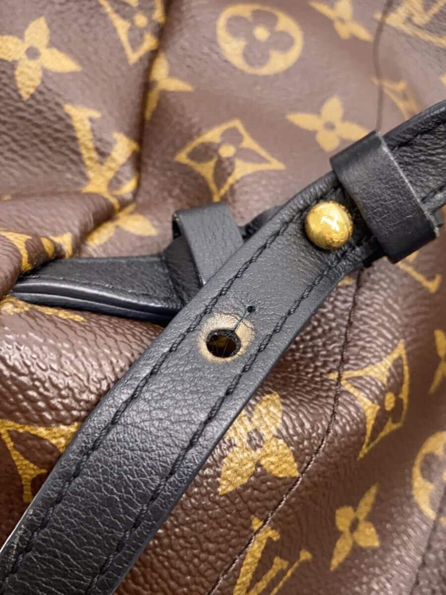 LOUIS VUITTON Backpack Leather BRW All Over Pattern M44874 8