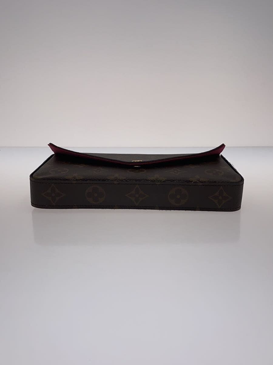 LOUIS VUITTON Pochette Felicie _Monogram Canvas PVC BRW 4