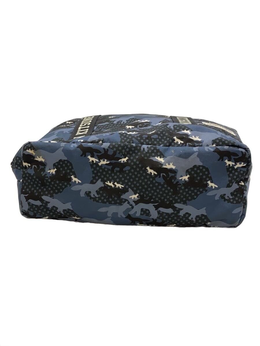 MAISON KITSUNE Tote Bag Nylon NVY Camouflage 4